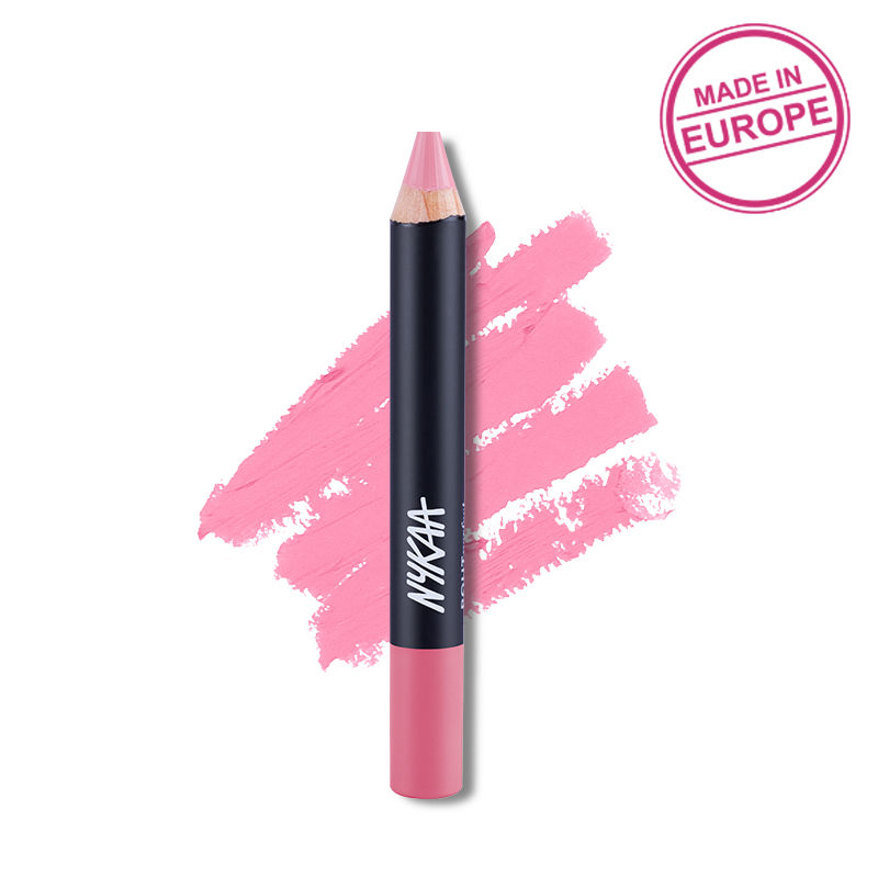 Nykaa Pout Perfect Lip & Cheek Creamy Matte Crayon Lipstick - Sweet as Honey 19