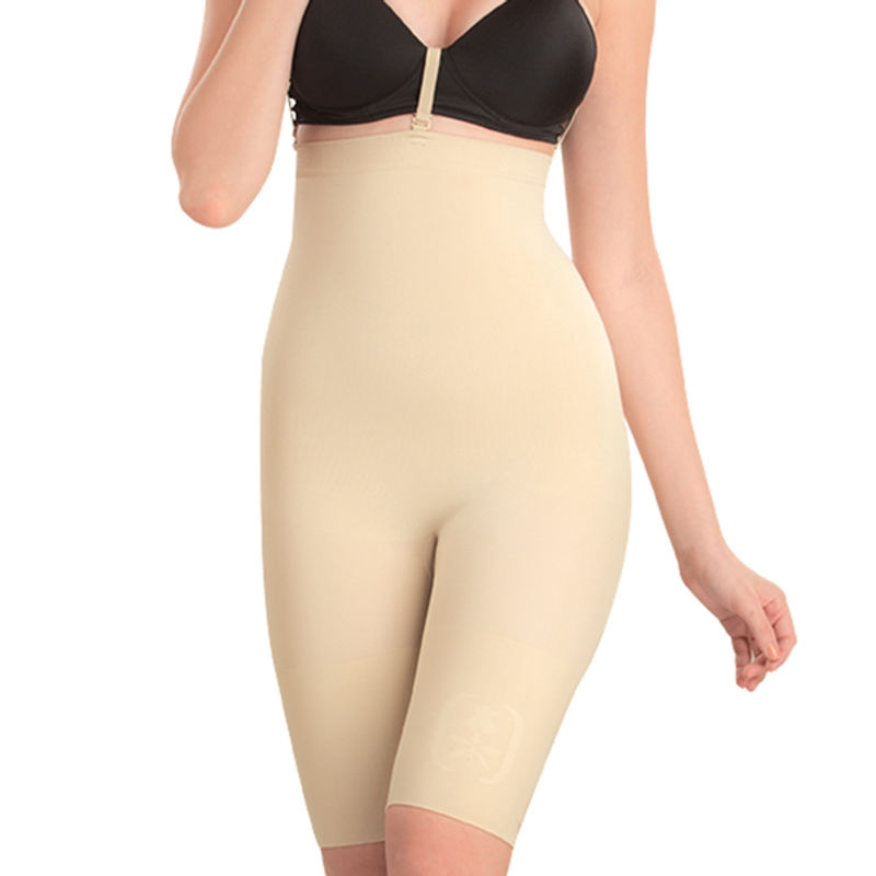 Swee Spark High Waist And Full Thigh Shaper For Women - Nude (XXL)