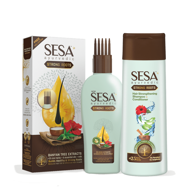 Sesa Ayurvedic Hair Spa Kit for Complete Deep Conditioning  Hair Fall  Control  Hair Growth  Hair Vitaliser  Ayurvedic Shampoo  Hair Masque   Hair Lotion  Suitable for All