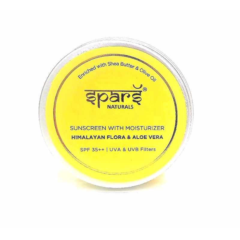 Spars Naturals Sunscreen With Moisturizer