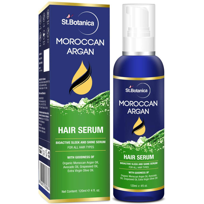 St Botanica Moroccan Argan Hair Serum For All Hair Types At