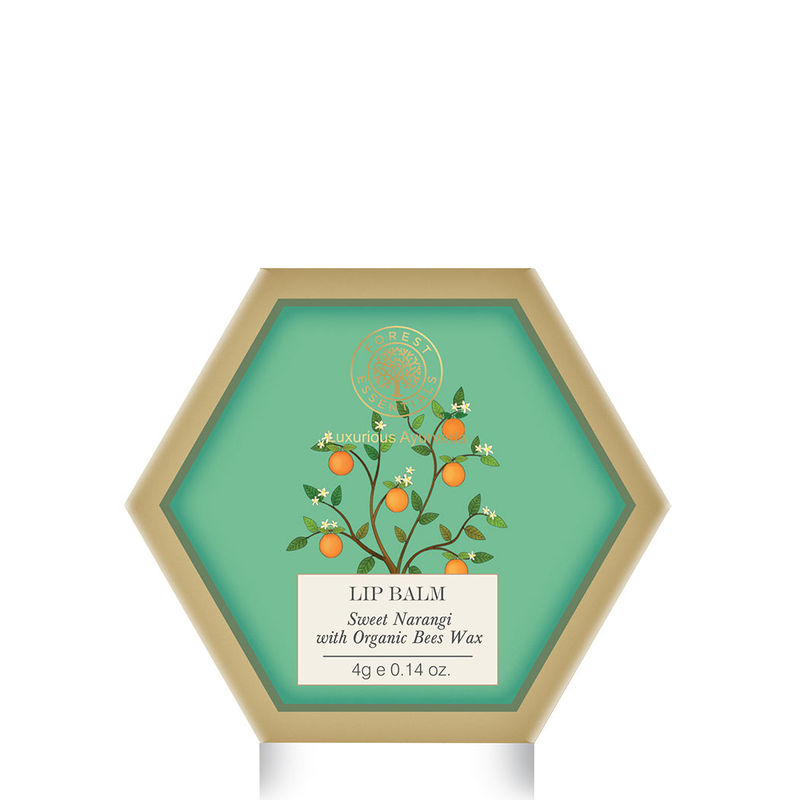Forest Essentials Lip Balm - Sweet Narangi With Organic Bees Wax
