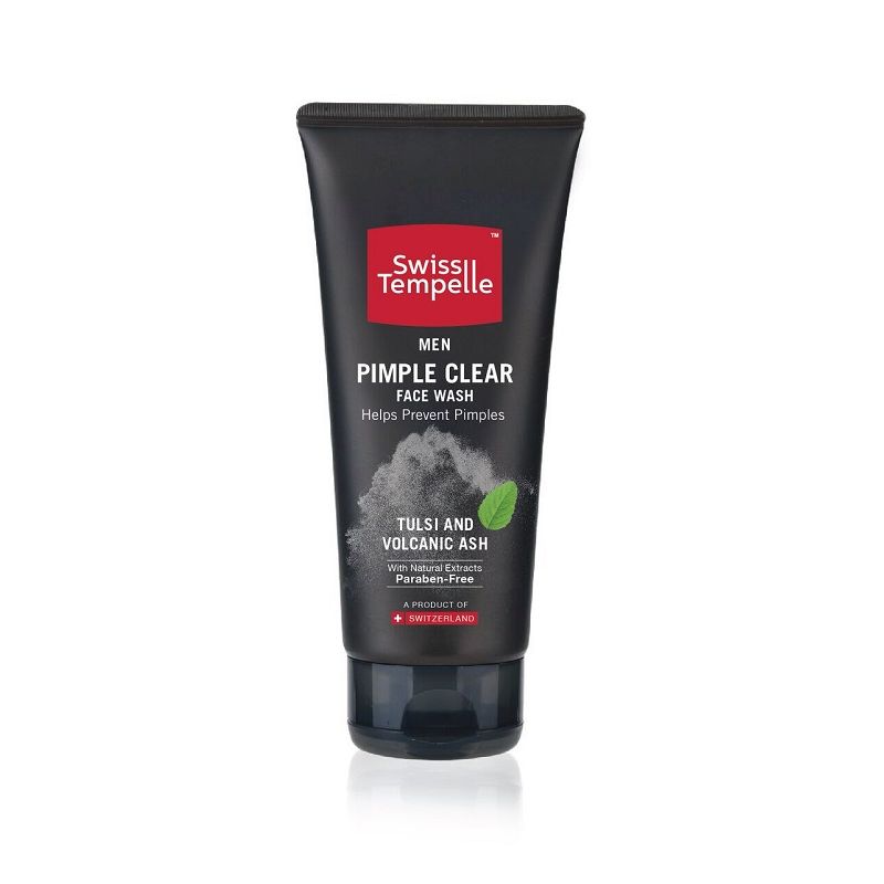 Swiss Tempelle Men Pimple Clear Face Wash