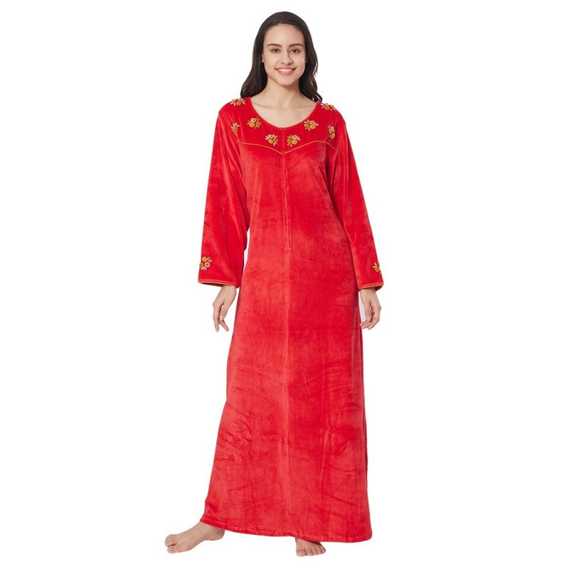 Nighty-Red Heart | Black