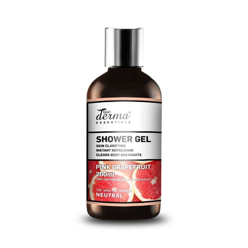 True Derma Essentials Pink Grapefruit Instant Refreshing Shower Gel