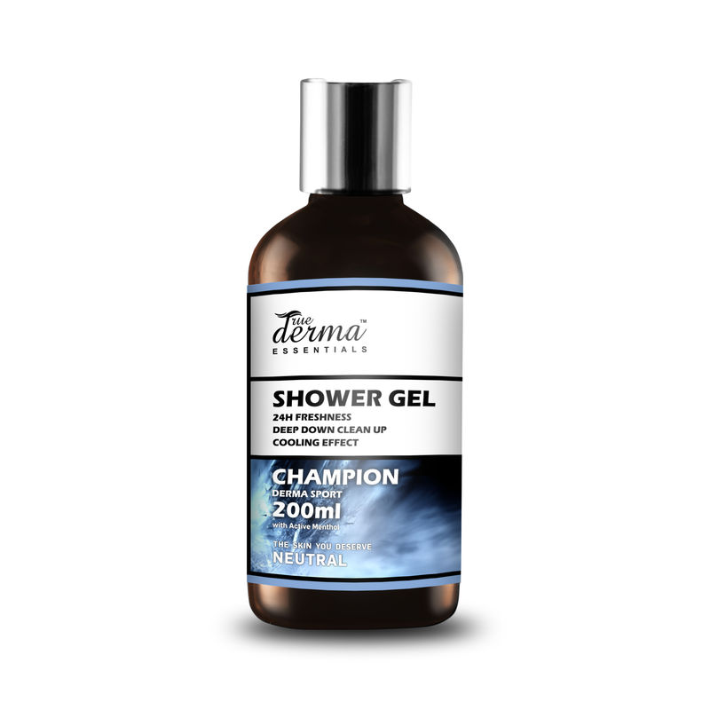 True Derma Essentials 24 Hour Freshness Champion Derma Sport Shower Gel