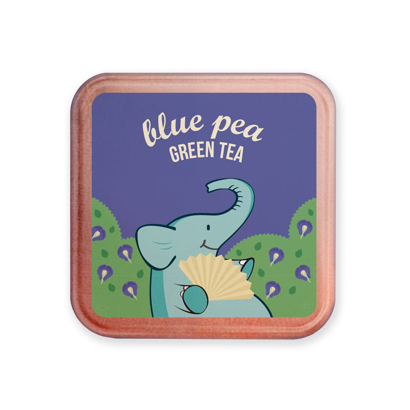 Tea Trunk Blue Pea Green Tea
