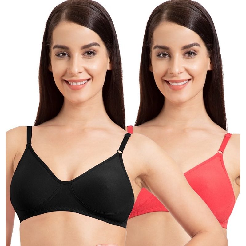 Coral Teen Age Lace Bra