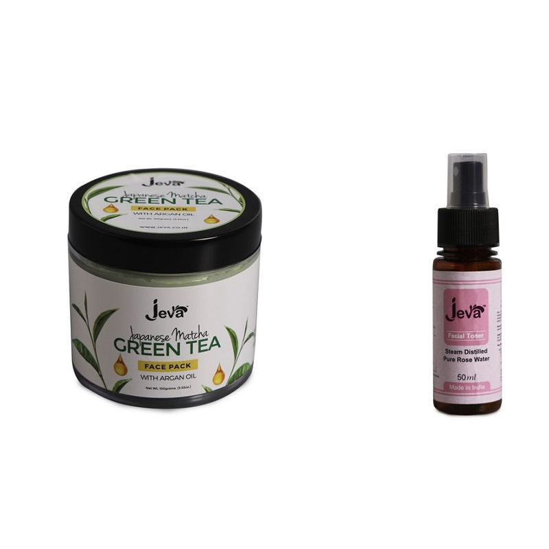 green tea and rose water for skin