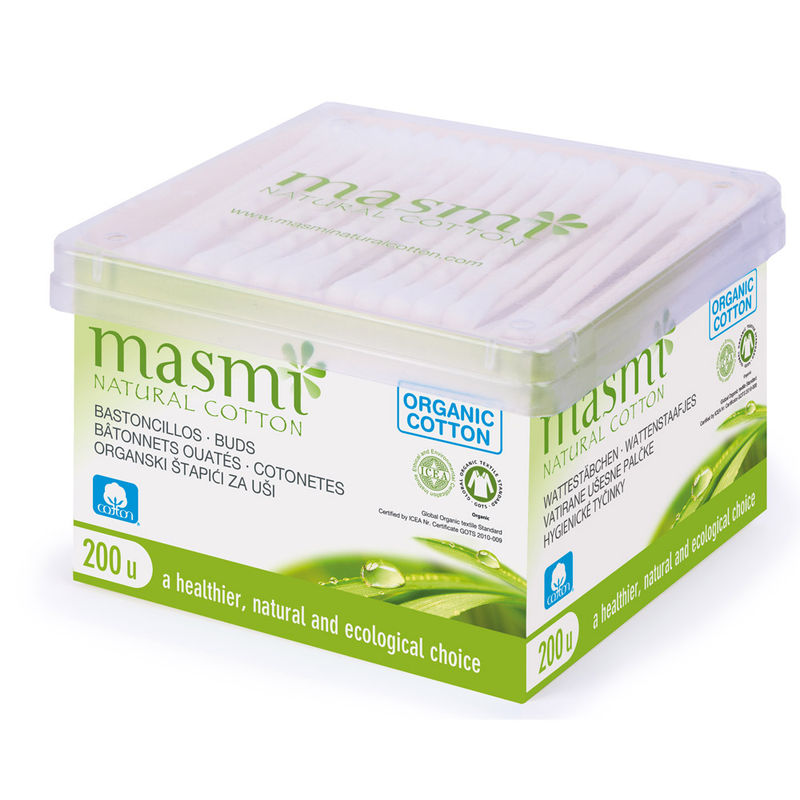 Masmi Organic Cotton Buds - 200 Sticks