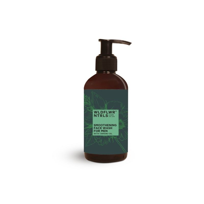 Wildflower Naturals Smoothening For Men With Tamanu Oil Face Wash