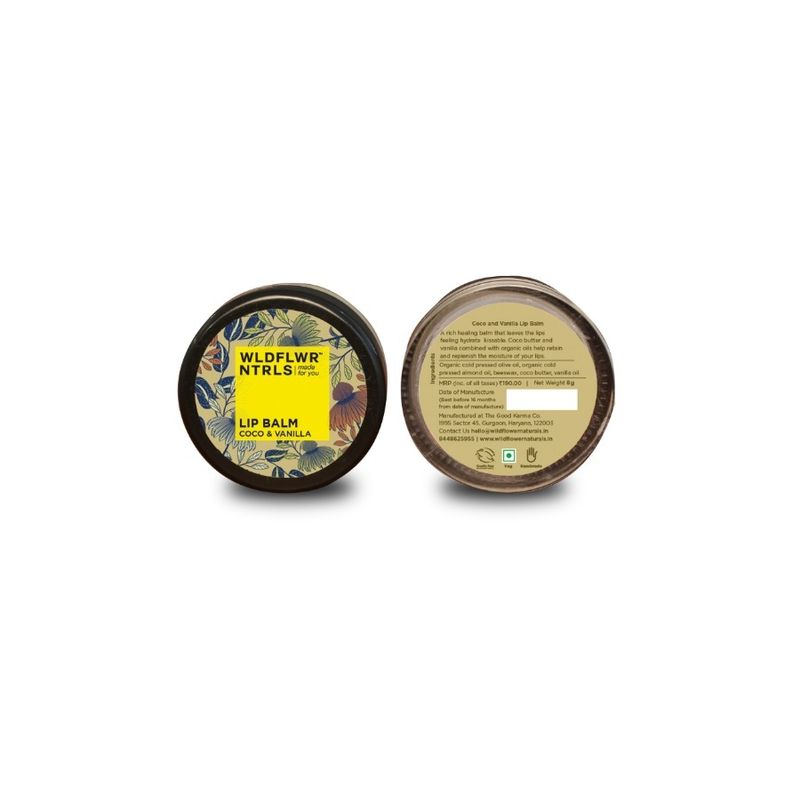 Wildflower Naturals Coco And Vanilla Lip Balm