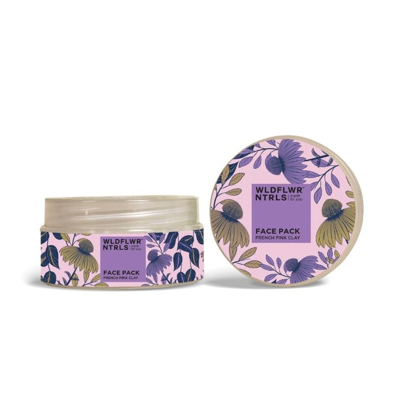 Wildflower Naturals French Pink For Sensitive Skin Clay Pack