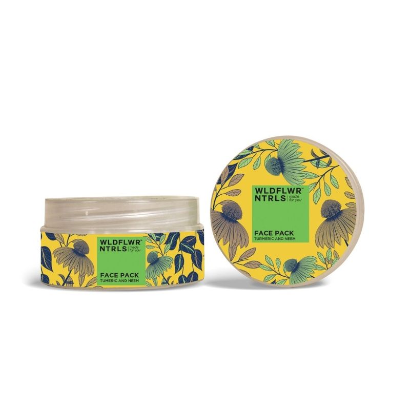 Wildflower Naturals Turmeric And Neem For Radiance Face Pack