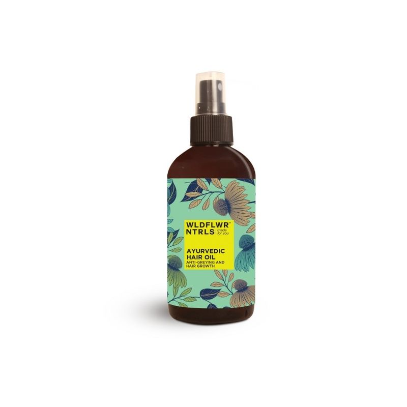 Wildflower Naturals Anti-Greying And Hair Growth Ayurvedic Hair Oil