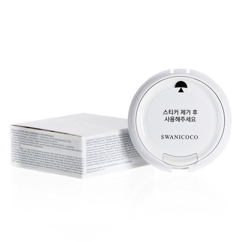 Swanicoco Vita Triple Cover Swan CC Pact Refill (No.23)