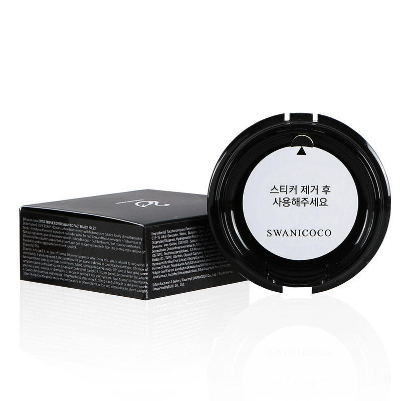 Swanicoco Vita Triple Cover Swan CC Pact Black Refill (No.23)