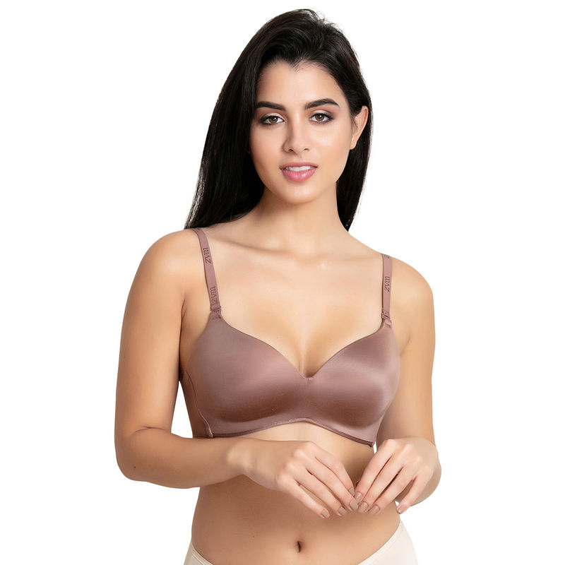 Zivame At Work Wirefree T-Shirt Bra -Brown (36C)