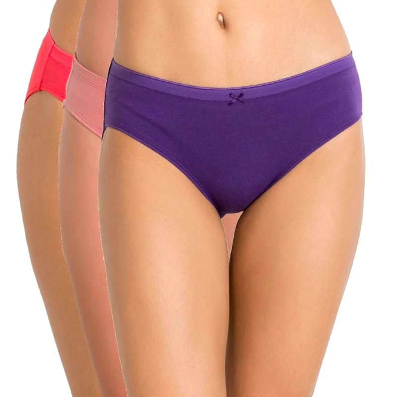 Zivame Mid Rise Hipster Brief (Pack of 3) Assorted (XL) Buy Zivame