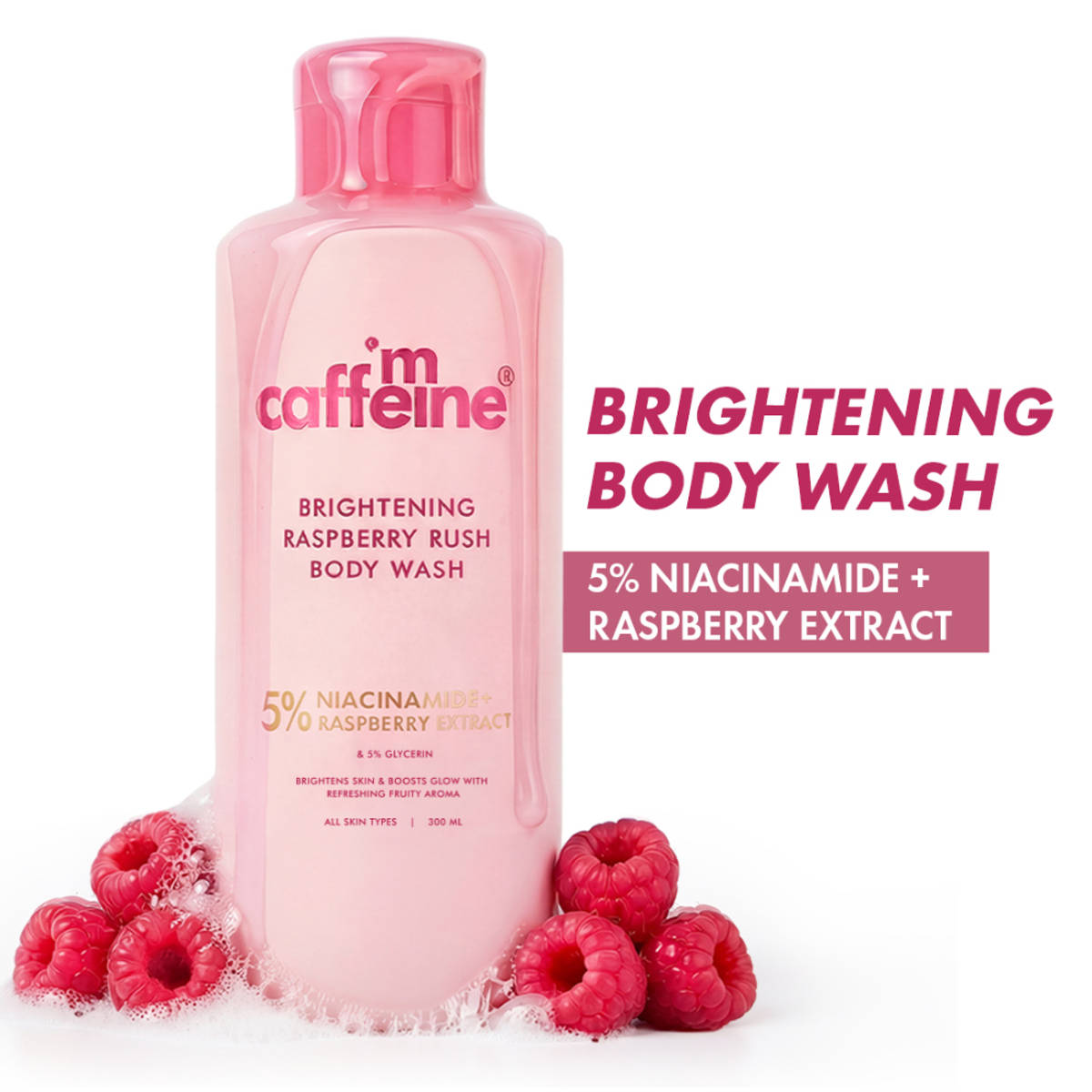 MCaffeine Cocoa Exfoliating Body Wash Shower Gel + Serum Lot...