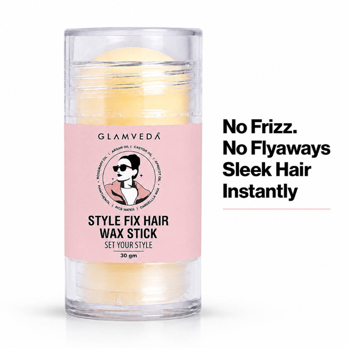 Glamveda Style Fix Hair Wax Stick For Controls Baby Hair, Fl...