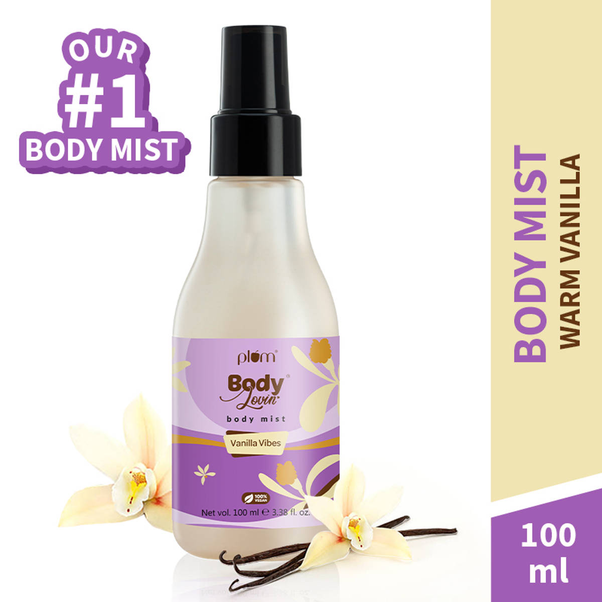 Plum BodyLovin Vanilla Vibes Body Mist For A Long Lasting Va...
