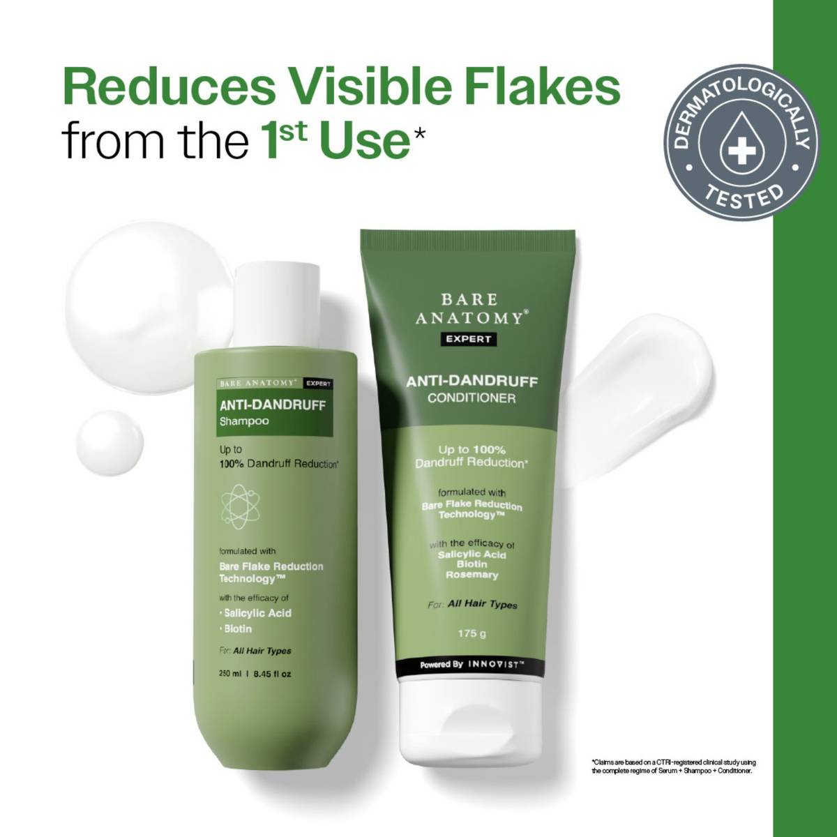 Bare Anatomy Anti-Dandruff Shampoo & Conditioner Combo Salic...