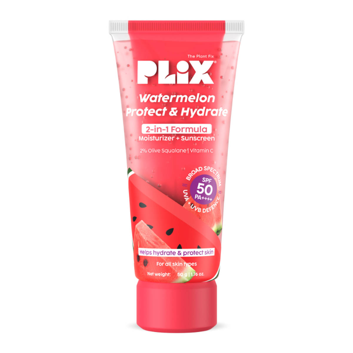Plix Watermelon SPF PA++++ 50 Protect & Hydrate 2 In 1 Moist...