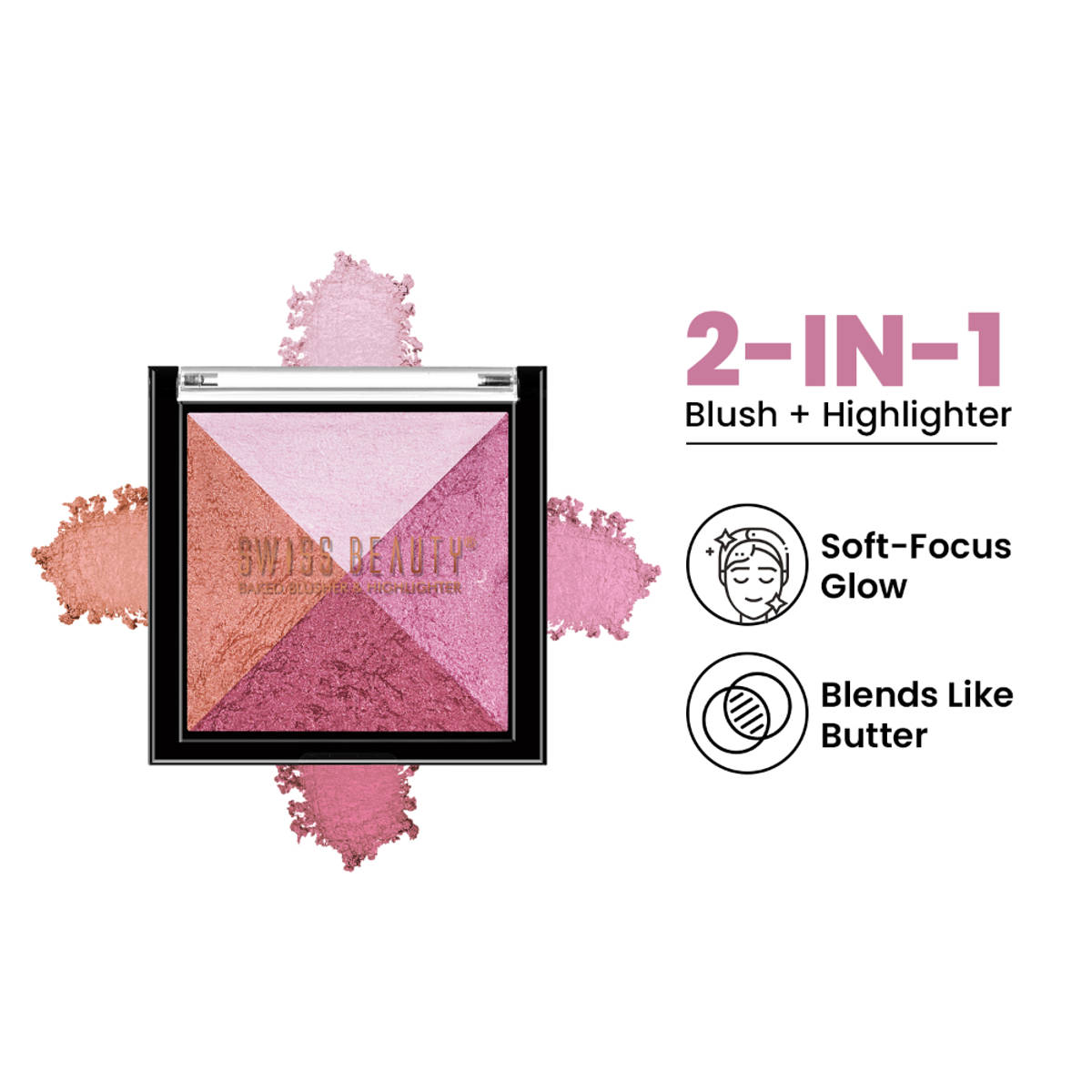 Swiss Beauty Baked Blusher & Highlighter