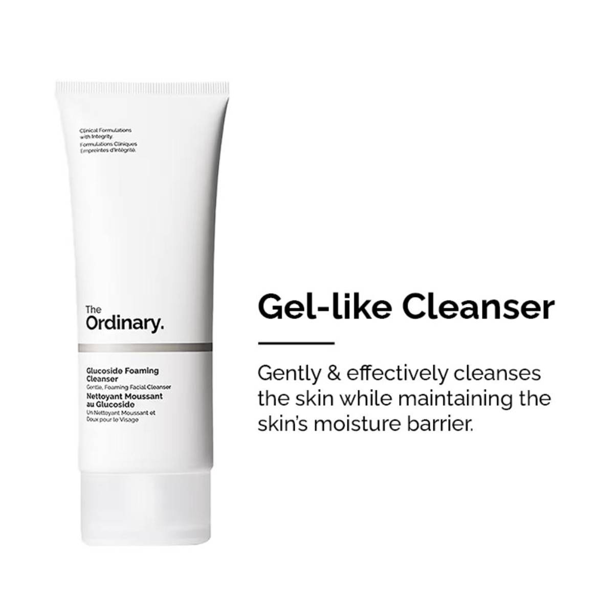 The Ordinary Glucoside Foaming Cleanser - Gel Cleanser for S...