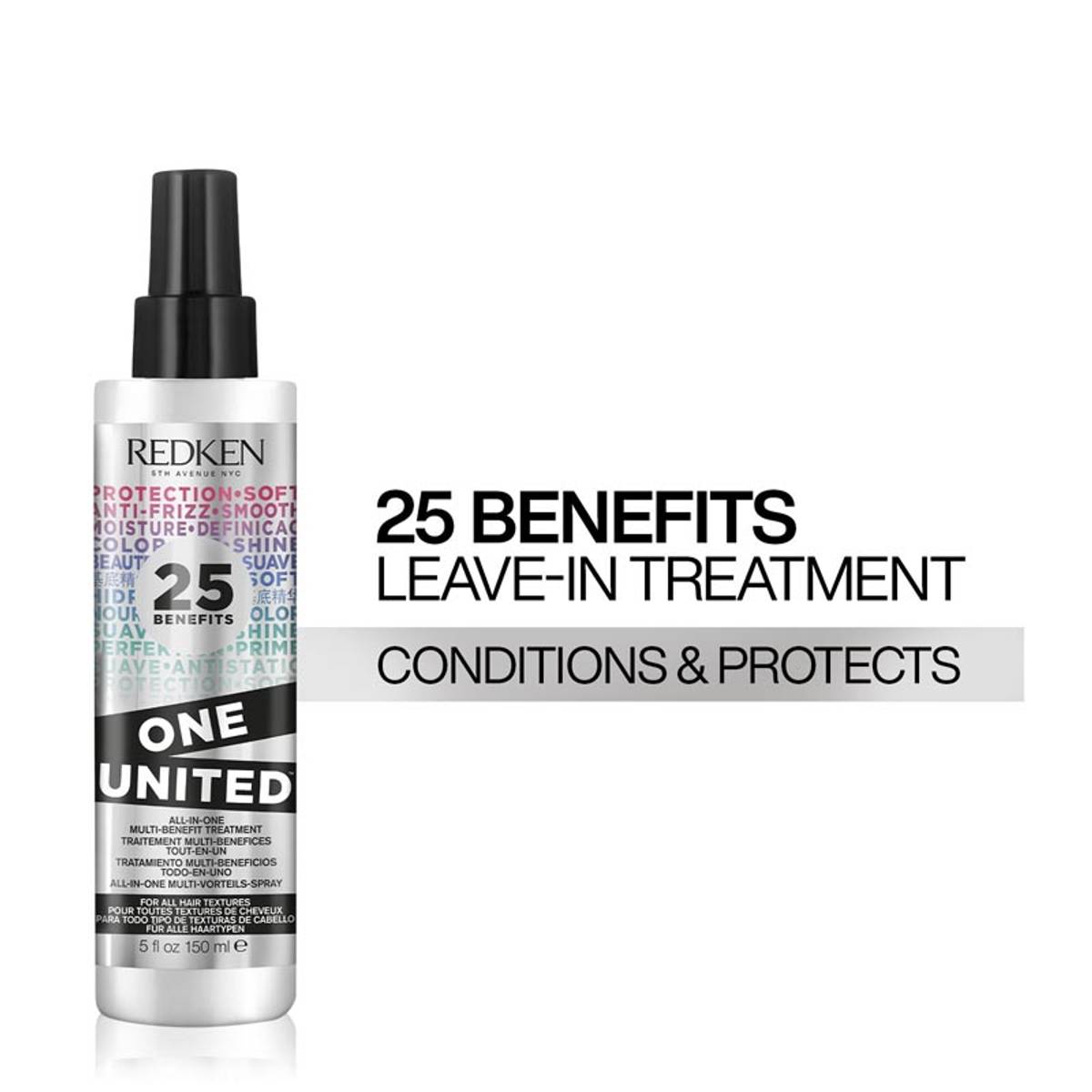 Redken One United Multi Benefit Leave-In Treatment, Hair Ser...