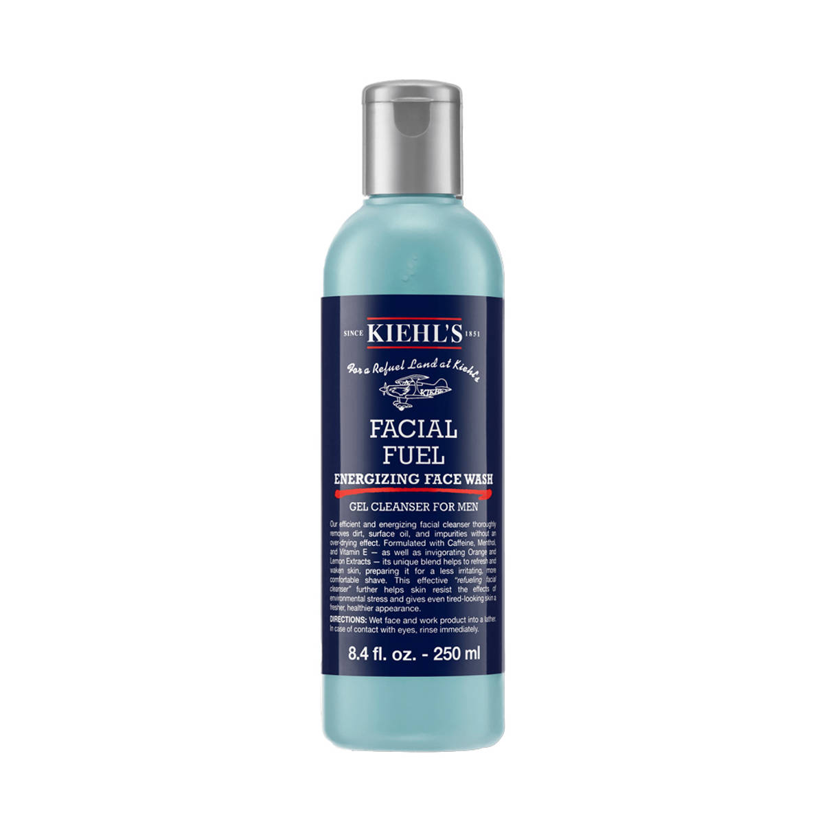 Kiehl's Facial Fuel Energizing Face Wash Gel Cleanser For Me...