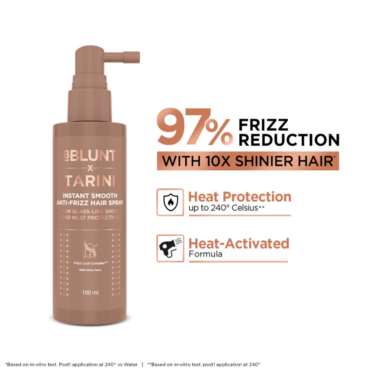 BBlunt X Tarini Instant Smooth Anti-Frizz Hair Spray