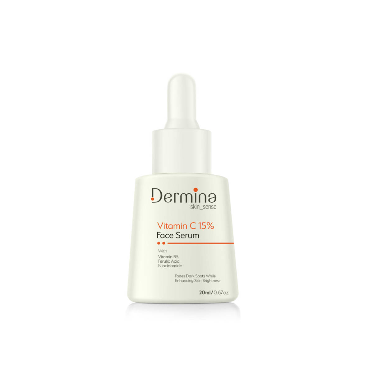 Dermina Vitamin C 15% Face Serum with Niacinamide, Vitamin B...