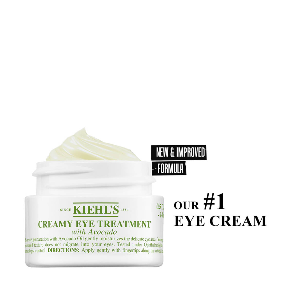 Kiehl's Creamy Eye Treatment with Avocado for Hydrating Dark...