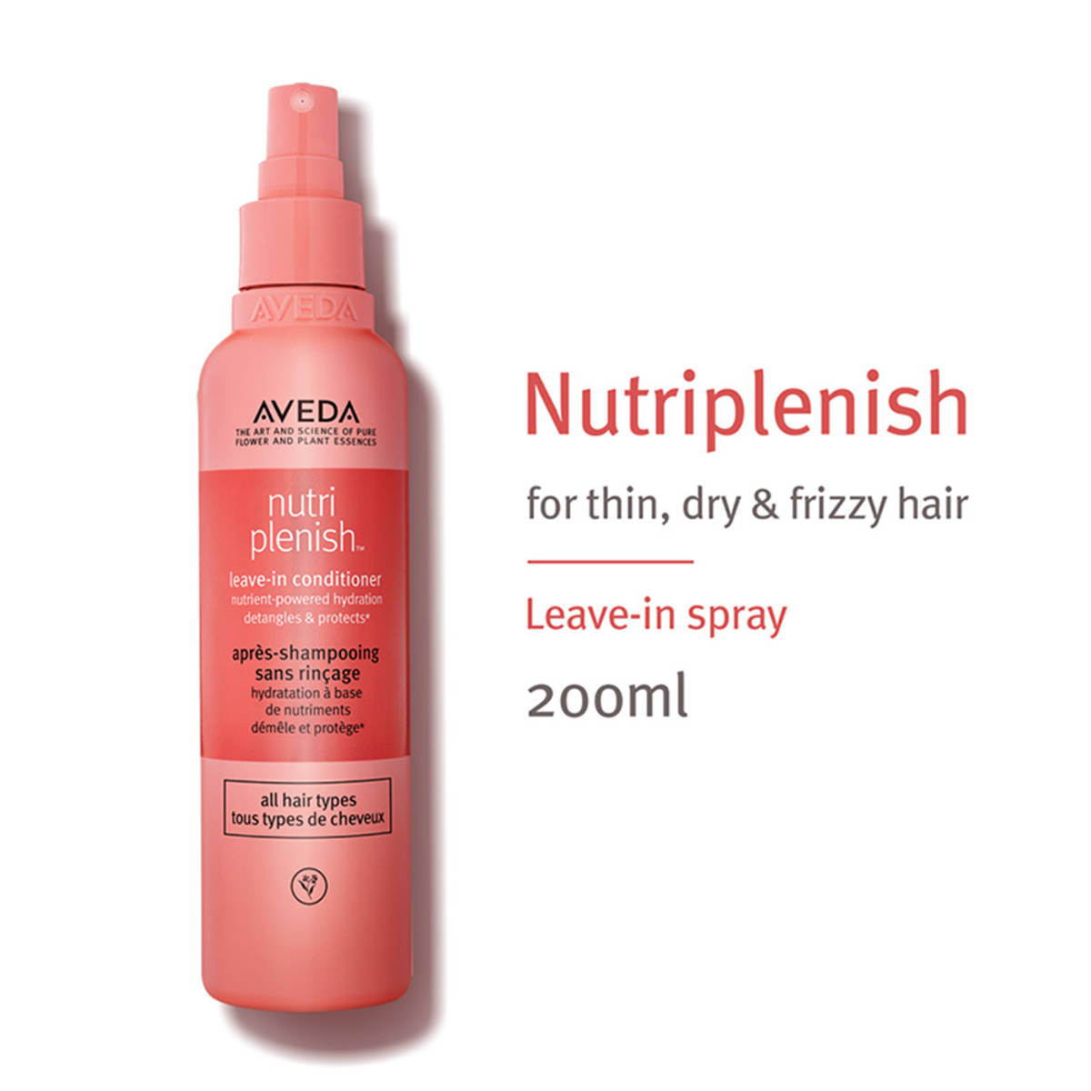 Aveda Nutriplenish Leave-In-Conditioner Spray for Dry & Friz...