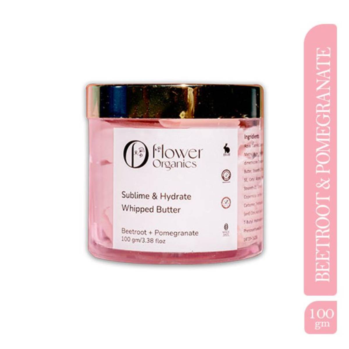 Flower Organics Beetroot & Pomegranate Body Butter