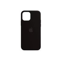 Treemoda Black Solid Silicone Apple iPhone 13 Back Case 6.1 (Inch)