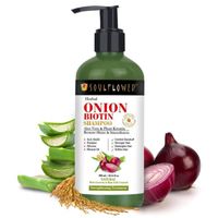 Soulflower Onion Biotin Shampoo with Aloe Vera & Plant Keratin