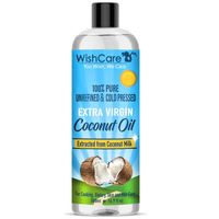 WishCare 100% Pure Unrefinded Cold Pressed Extra Virgin Coconut Oil