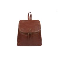 Pure Luxuries London Vintage Cognac 'marbury' Leather Backpack
