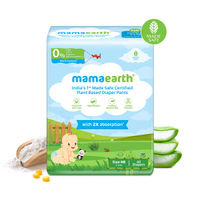 Mamaearth Plant-based Diaper Pants For Babies - 3-5 Kg (size Nb - 40 Diapers)