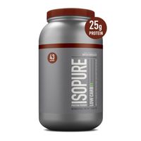 Isopure Low Carb 100% Whey Protein Isolate Powder Chocolate - 3Lbs