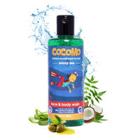 Cocomo Natural Olive & Coconut Oil Kids Face & Body Wash Minty Sea (Age: 4+)