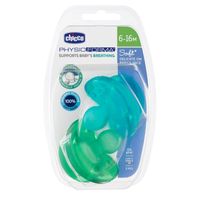 Chicco Soother Physio Soft Boy Sil 6-16M 2Pcs