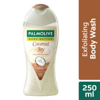 Palmolive Body Wash Coconut Joy - Exfoliator with Real Apricot Seeds
