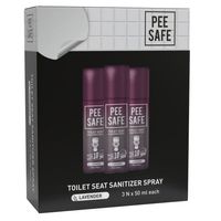 Pee Safe Toilet Seat Sanitizer Spray Lavender - Pack of 3