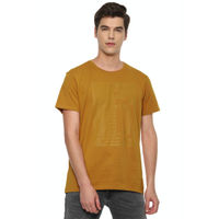 Louis Philippe Jeans Mustard T-shirt