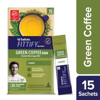 Saffola FITTIFY Gourmet Green Coffee Instant Beverage Mix - Classic