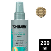 Toni&Guy Sea Salt Texturising Spray |beach Locks & Natural Waves